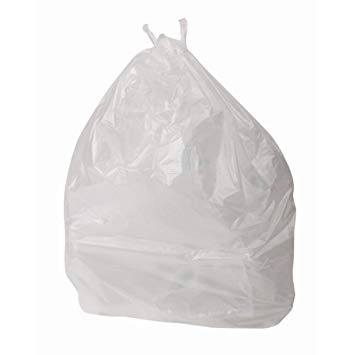 Extra Heavy Duty White Swing Bin Liners 13 x 23 x 30''